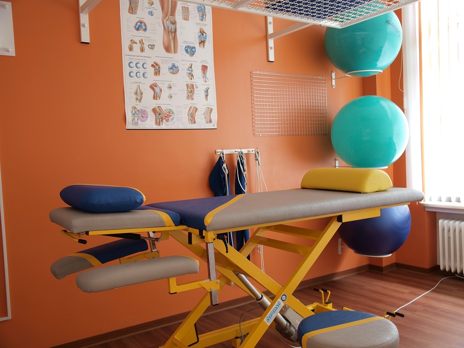 Ein Behandlungsraum des Therapeuten